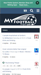 Mobile Screenshot of myfootballforum.com